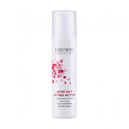 The moisturizing cream for the person Biotrade Acne Out Hydro Active against acne rash, 60 ml The moisturizing cream for the person Biotrade Acne Out Hydro Active against acne rash, 60 ml