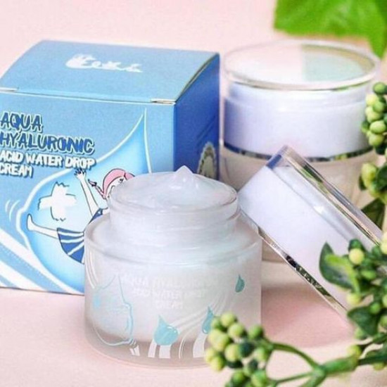 Зволожуючий крем для обличчя Elizavecca Aqua Hyaluronic Acid Water Drop Cream з гіалуроновою кислотою, 50 мл Зволожуючий крем для обличчя Elizavecca Aqua Hyaluronic Acid Water Drop Cream з гіалуроновою кислотою, 50 мл