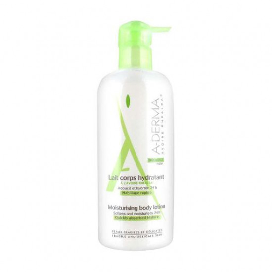 Зволожуючий лосьйон для тіла A-Derma Body Lotion 24H Hydration, 400 мл Зволожуючий лосьйон для тіла A-Derma Body Lotion 24H Hydration, 400 мл