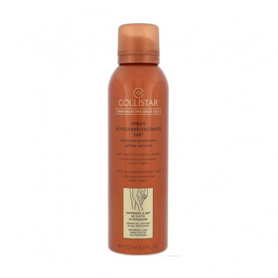 Увлажняющий спрей-автозагар для тела Collistar 360 Self-Tanning Spray, 150 мл
Увлажняющий спрей-автозагар для тела Collistar 360 Self-Tanning Spray, 150 мл