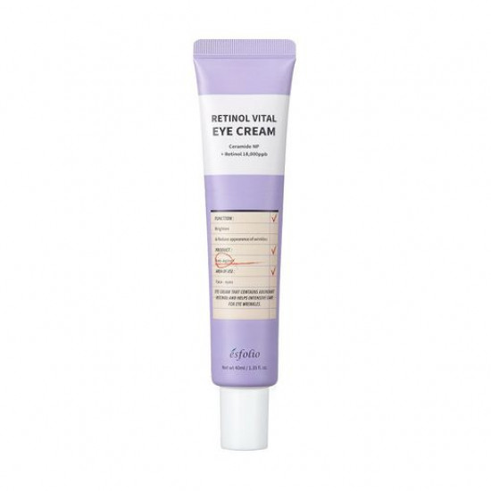 Витаминизированный крем для кожи вокруг глаз Esfolio Retinol Vital Eye Cream с ретинолом, 40 мл
Витаминизированный крем для кожи вокруг глаз Esfolio Retinol Vital Eye Cream с ретинолом, 40 мл