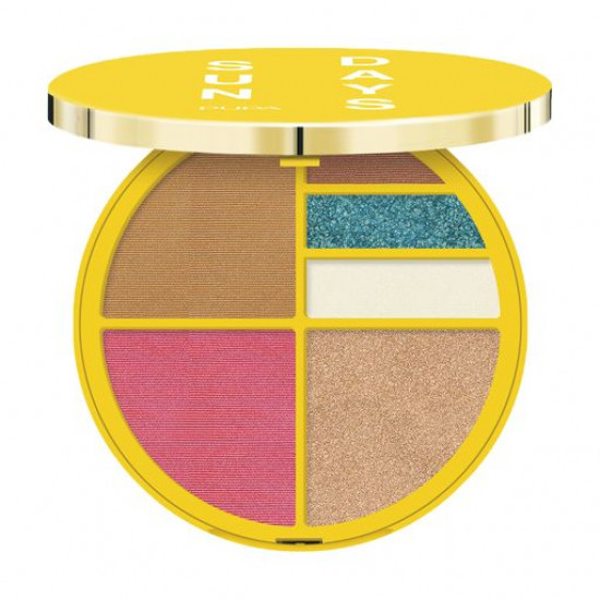 Водостойкая палетка для макияжа лица и глаз Pupa Sun Days Face & Eyes Waterproof Palette 001 Sunrise, 14 г
Водостойкая палетка для макияжа лица и глаз Pupa Sun Days Face & Eyes Waterproof Palette 001 Sunrise, 14 г
