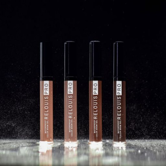 Водостійкий гель для брів Relouis Pro Waterproof Color Brow Gel 01 Blonde, 6 г Водостійкий гель для брів Relouis Pro Waterproof Color Brow Gel 01 Blonde, 6 г
