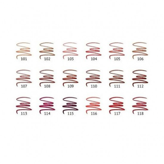 Waterproof pencil for lips of Topface Waterproof Lipliner 103, 1.14 g Waterproof pencil for lips of Topface Waterproof Lipliner 103, 1.14 g