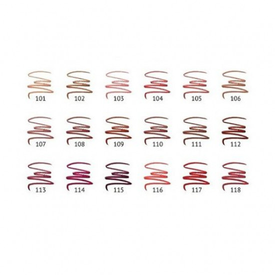 Waterproof pencil for lips of Topface Waterproof Lipliner 104, 1.14 g Waterproof pencil for lips of Topface Waterproof Lipliner 104, 1.14 g