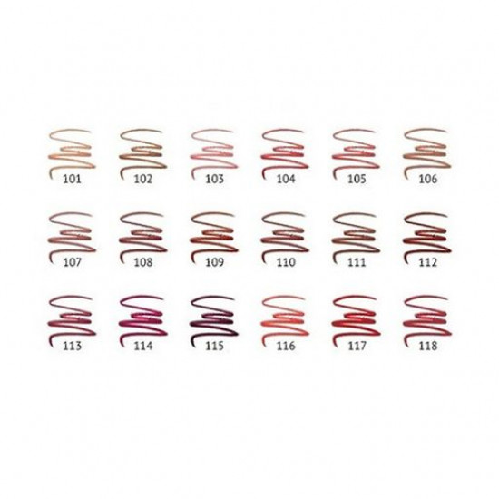 Waterproof pencil for lips of Topface Waterproof Lipliner 107, 1.14 g Waterproof pencil for lips of Topface Waterproof Lipliner 107, 1.14 g