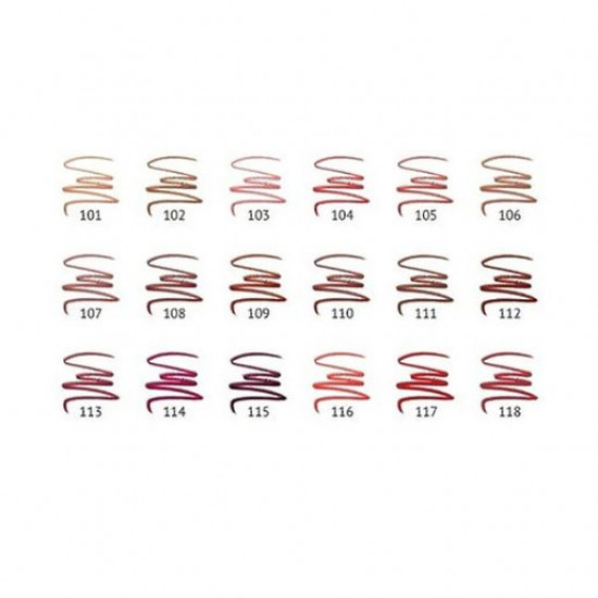 Waterproof pencil for lips of Topface Waterproof Lipliner 113, 1.14 g Waterproof pencil for lips of Topface Waterproof Lipliner 113, 1.14 g