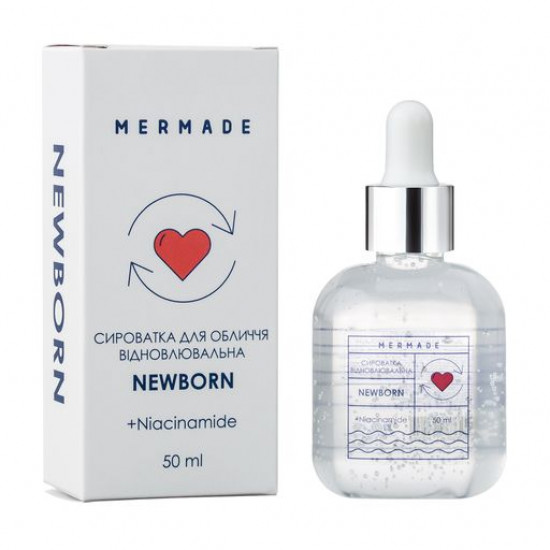 The restoring serum for the person Mermade Newborn from niatsinamidy, 50 ml The restoring serum for the person Mermade Newborn from niatsinamidy, 50 ml