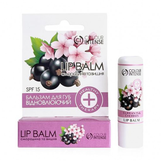Wosstanawliwaueschtschi balm for lips of Color Intense Lip Balm SPF 15 of Smorodin and cherry, 5 g Wosstanawliwaueschtschi balm for lips of Color Intense Lip Balm SPF 15 of Smorodin and cherry, 5 g
