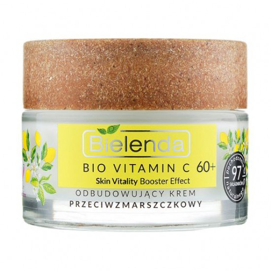 Відновлюючий крем для обличчя Bielenda Bio Vitamin C від зморшок 60+, 50 мл Відновлюючий крем для обличчя Bielenda Bio Vitamin C від зморшок 60+, 50 мл