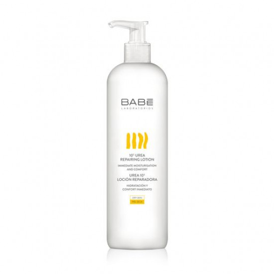 Відновлюючий лосьйон для тіла BABE Laboratorios 10% Urea Repairing Lotion, з 10% сечовини, для сухої та чутливої шкіри, 500мл Відновлюючий лосьйон для тіла BABE Laboratorios 10% Urea Repairing Lotion, з 10% сечовини, для сухої та чутливої шкіри, 500мл