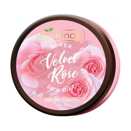 The restoring body scrub of Bielenda Super skin diet Velvet Rose Roza, 350 g The restoring body scrub of Bielenda Super skin diet Velvet Rose Roza, 350 g
