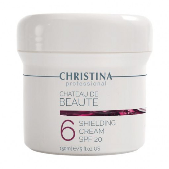 Захистний крем для обличчя Christina Chateau de Beaute Shielding Cream Step 6 SPF 20 , 150 мл Захистний крем для обличчя Christina Chateau de Beaute Shielding Cream Step 6 SPF 20 , 150 мл