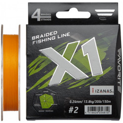 Shnur Favorite X1 PE 4x 150m (orange) #2.0/0.240mm 30lb/13.8kg (16931123)