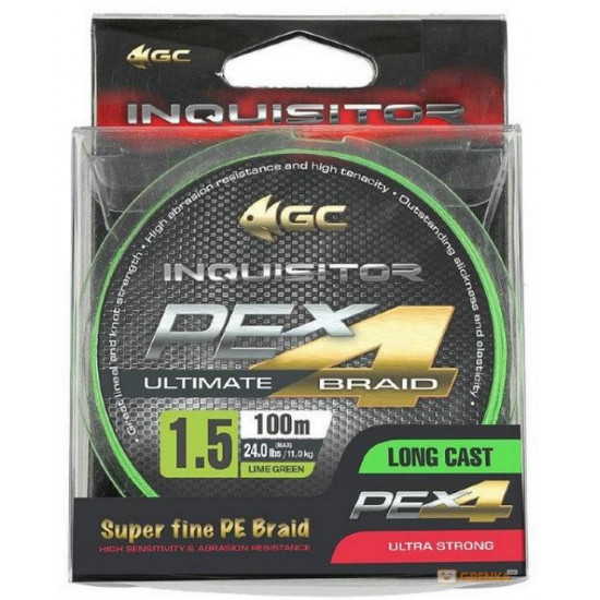 Шнур GC Inquisitor X4 LG 100м PE2.5 (4139008) Шнур GC Inquisitor X4 LG 100м PE2.5 (4139008)