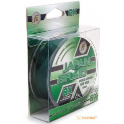 Шнур Lineaeffe FF Japan Braid 8X Moss Green  135м-150yds  0.20мм  FishTest-13.00кг (3009820)