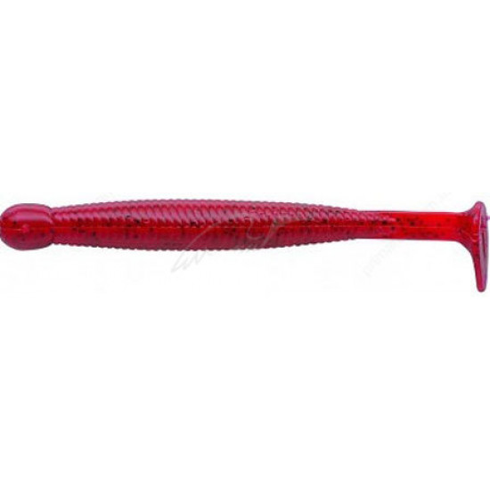 ECOGEAR Grass Minnow S 42mm 069 silicone: Blood Red + Black Flk. 12 pieces ECOGEAR Grass Minnow S 42mm 069 silicone: Blood Red + Black Flk. 12 pieces