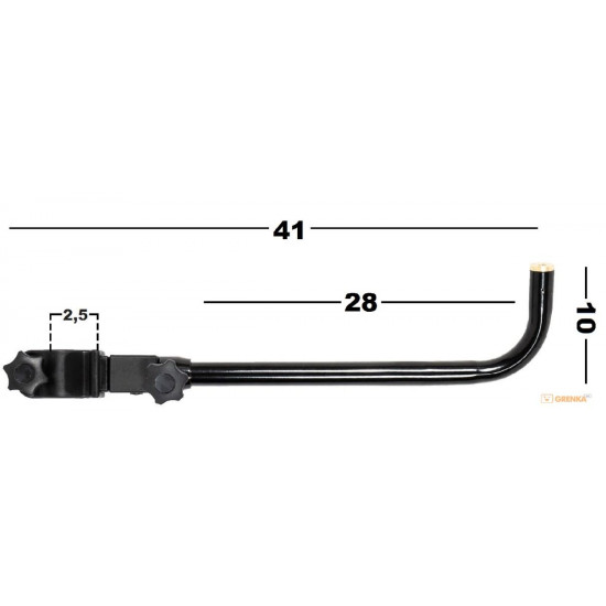 Angular holder of Ranger of 28 cm (RA 8837) Angular holder of Ranger of 28 cm (RA 8837)