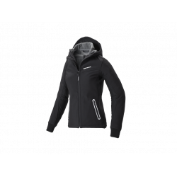 Motorcycle jacket Spidi Hoodie Armor Lady Black S