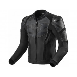 Мотокуртка шкіряна Revit Hyperspeed Air Black-Grey 54