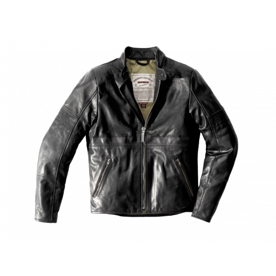 Мотокуртка шкіряна Spidi Garage Perforated Black 56 Мотокуртка шкіряна Spidi Garage Perforated Black 56