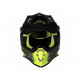 Motorcycle helmet Just1 J38 Mask Fluo Yellow-Black-Green Matt Motorcycle helmet Just1 J38 Mask Fluo Yellow-Black-Green Matt