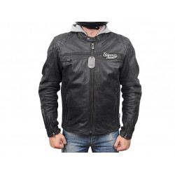 Мотокуртка шкіряна Segura Style Black S