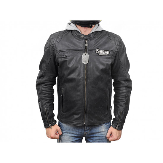 Мотокуртка шкіряна Segura Style Black S