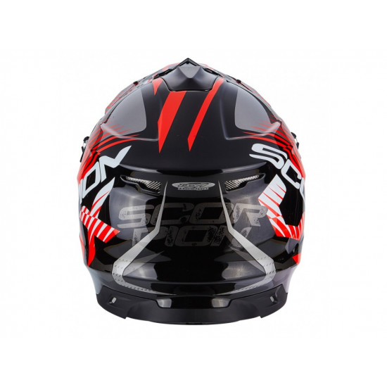 Motorcycle helmet Scorpion VX-15 Evo Air Sin Neon Red Motorcycle helmet Scorpion VX-15 Evo Air Sin Neon Red