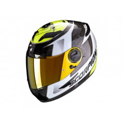 Мотошлем Scorpion EXO-490 Tour White-Yellow L