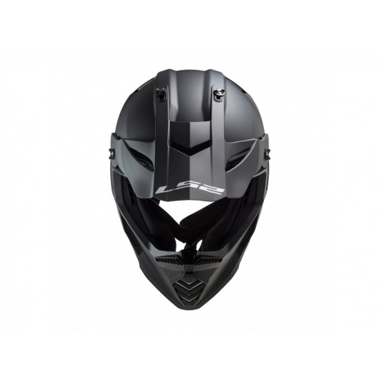 Мотошолом LS2 MX437 Fast Evo Matt Black M Мотошолом LS2 MX437 Fast Evo Matt Black M