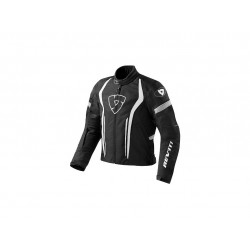 Revit Raceway Black-White XL Motorcycle Jacket