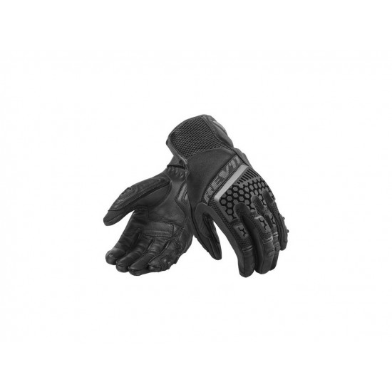 Motorcycle gloves Revit Sand 3 Black Motorcycle gloves Revit Sand 3 Black