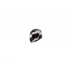 Мотошолом LS2 FF353 Rapid Ghost White-Black-Red 2XL