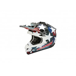 Мотошлем Scorpion VX-15 Evo Air Stadium Black-Blue XL