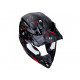 Motorcycle helmet Scorpion VX-16 Air Punch Black-Silver-Red M Motorcycle helmet Scorpion VX-16 Air Punch Black-Silver-Red M