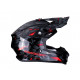 Motorcycle helmet Scorpion VX-16 Air Punch Black-Silver-Red M Motorcycle helmet Scorpion VX-16 Air Punch Black-Silver-Red M