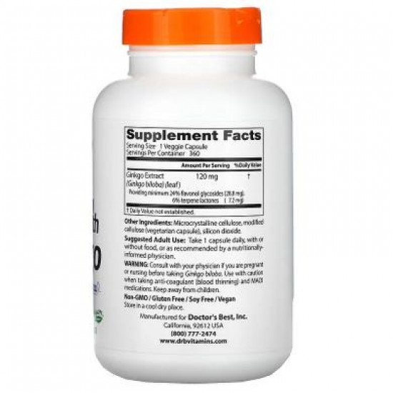 Ginkgo Biloba, Ginkgo, Doctor's Best, 120 mg, 360 capsules 799, 15949 .. Discounts, promotions, 100% original products. Worldwide shipping, free shipping, world, health, cosmetics, fitness Ginkgo Biloba, Ginkgo, Doctor's Best, 120 mg, 360 capsules 799, 15949 .. Discounts, promotions, 100% original products. Worldwide shipping, free shipping, world, health, cosmetics, fitness