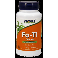 Горец многоцветковый, Fo-Ti, Now Foods, 560 мг, 100 капсул, 9361
  