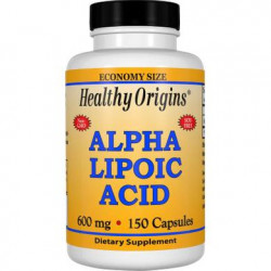 Альфа-ліпоєва кислота, Alpha Lipoic Acid, Healthy Origins, 600 мг, 150 капсул, 14222