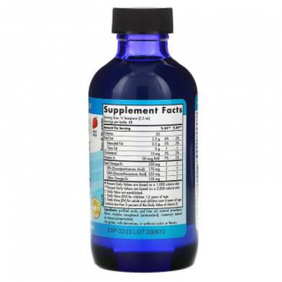Жидкий рыбий жир для детей, Children's DHA, Nordic Naturals, клубника, 119 мл, 14541
Жидкий рыбий жир для детей, Children's DHA, Nordic Naturals, клубника, 119 мл, 14541
