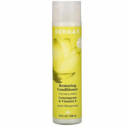 Відновлюючий кондиціонер з олією лемонграсу і вітаміном Е, Derma E, 236 мл, 19208 