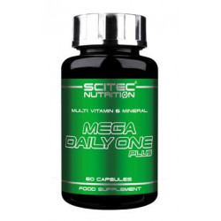 Вітаміни та мінерали, Mega Daily One Plus, Scitec Nutrition, 60 капсул, 25563