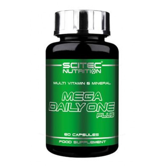 Вітаміни та мінерали, Mega Daily One Plus, Scitec Nutrition, 60 капсул, 25563 Вітаміни та мінерали, Mega Daily One Plus, Scitec Nutrition, 60 капсул, 25563