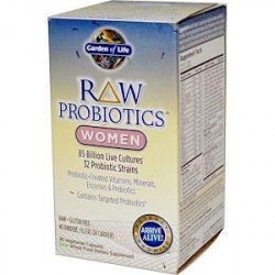 Пробіотики для жінок, Probiotics, Women, Garden of Life, 90 капсул, 27118