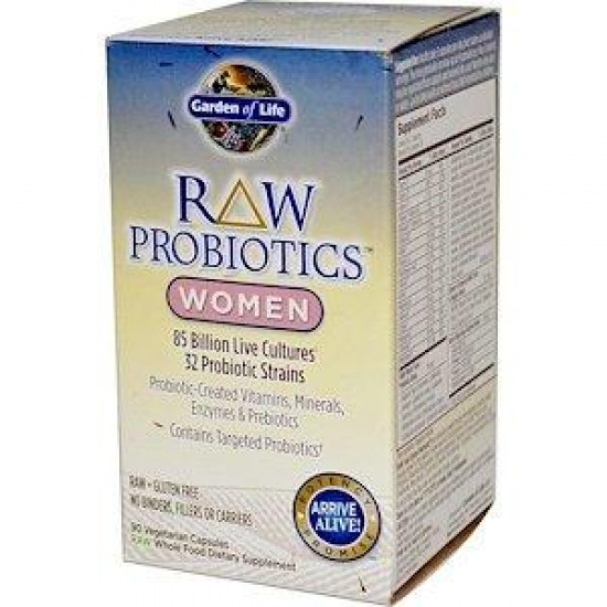 Пробіотики для жінок, Probiotics, Women, Garden of Life, 90 капсул, 27118 Пробіотики для жінок, Probiotics, Women, Garden of Life, 90 капсул, 27118