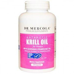 Antarctic Krill Oil, Krill Oil, Dr. Mercola, for women, 270 capsules, 28115
