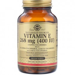 Вітамін Е, Natural E-400, Now Foods, 250 капсул, 02707