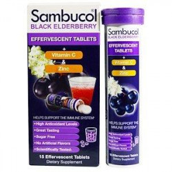 Чорна бузина для імунітету, Black Elderberry, Sambucol, 15 таблеток, 28676