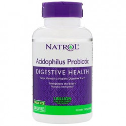Пробиотики, Acidophilus, Natrol, 150 капсул, 30360
  